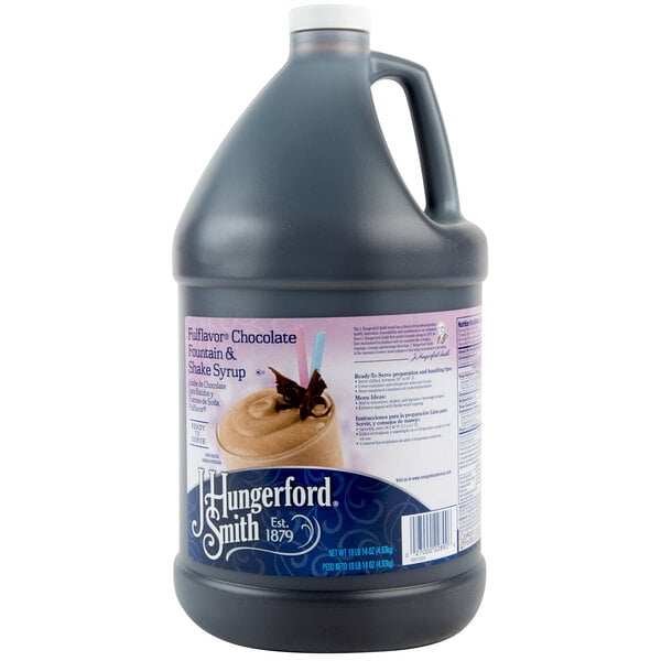 J. Hungerford Smith Fulflavor Chocolate Fountain & Milkshake Syrup 1 Gallon