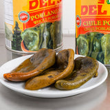Del Sol Whole Poblano Peppers #10 Can - 6/Case