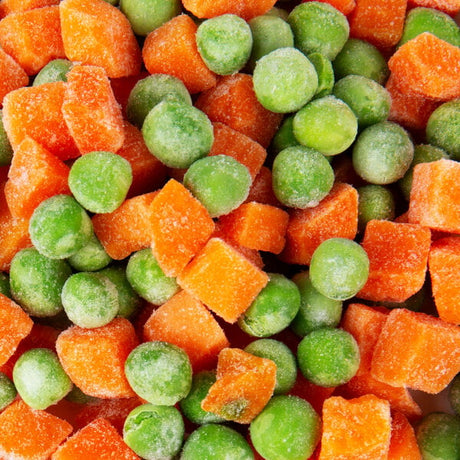 2.5 lb. Grade A Peas and Carrots - 12/Case