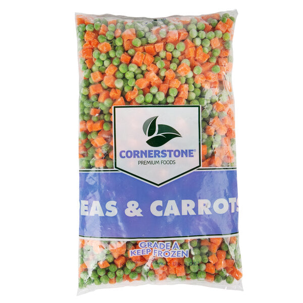 2.5 lb. Grade A Peas and Carrots - 12/Case