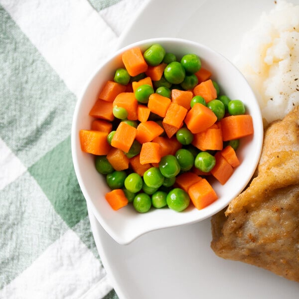 2.5 lb. Grade A Peas and Carrots - 12/Case