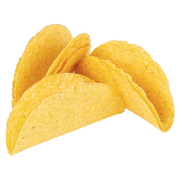 Mission 5" Regular Yellow Corn Hard Taco Shell - 200/Case