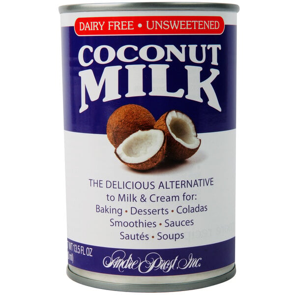 Andre Prost 13.5 fl. oz. Unsweetened Coconut Milk - 12/Case