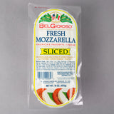 BelGioioso Pre-Sliced Fresh Mozzarella Cheese Log - 128/Case