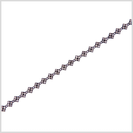 3.2mm Black/Crystal Plastic & Glass