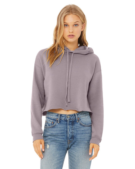 BELLA+CANVAS® Women’s Cropped Fleece Hoodie Sweatshirt Soft, Sustainable & Stylish
