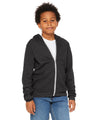Bella + Canvas® Youth Sponge Fleece Full Zip Hooded Sweatshirt