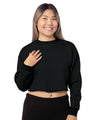 Bayside ® Ladies USA Made Cropped Crewneck Sweatshirt