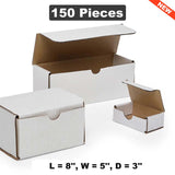 8" x 5" x 3" Mailer Boxes Perfectly Sized for Secure and Versatile Shipping