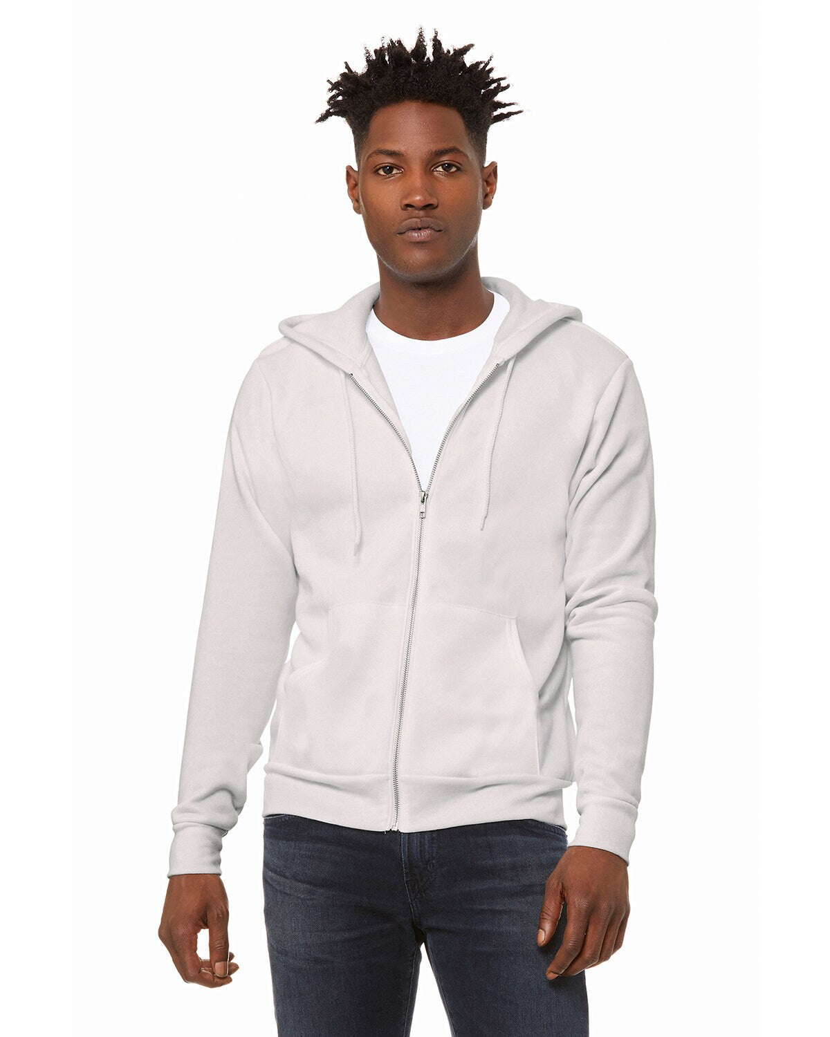 Bella + Canvas® Sponge Fleece Full-Zip Hoodie Sweatshirt