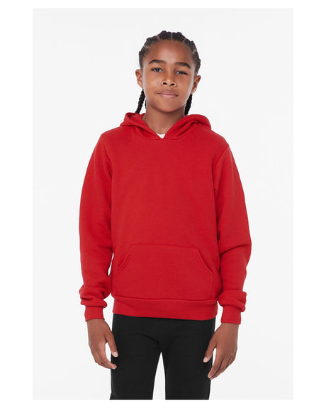 Bella + Canvas® Youth Sponge Fleece Pullover Hooded Sweatshirt