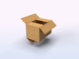 Corrugated Boxes Compact & Durable Packaging 4"x4"x4"