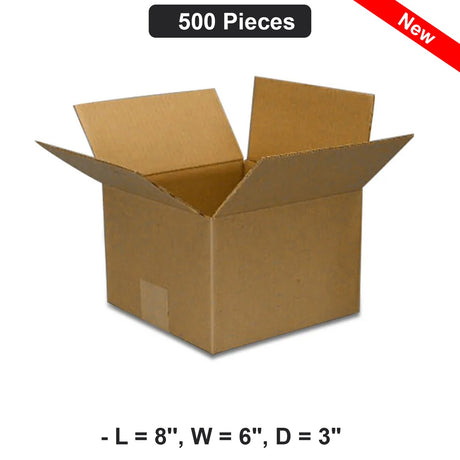 Compact Storage Solution 8"x6"x3" Boxes