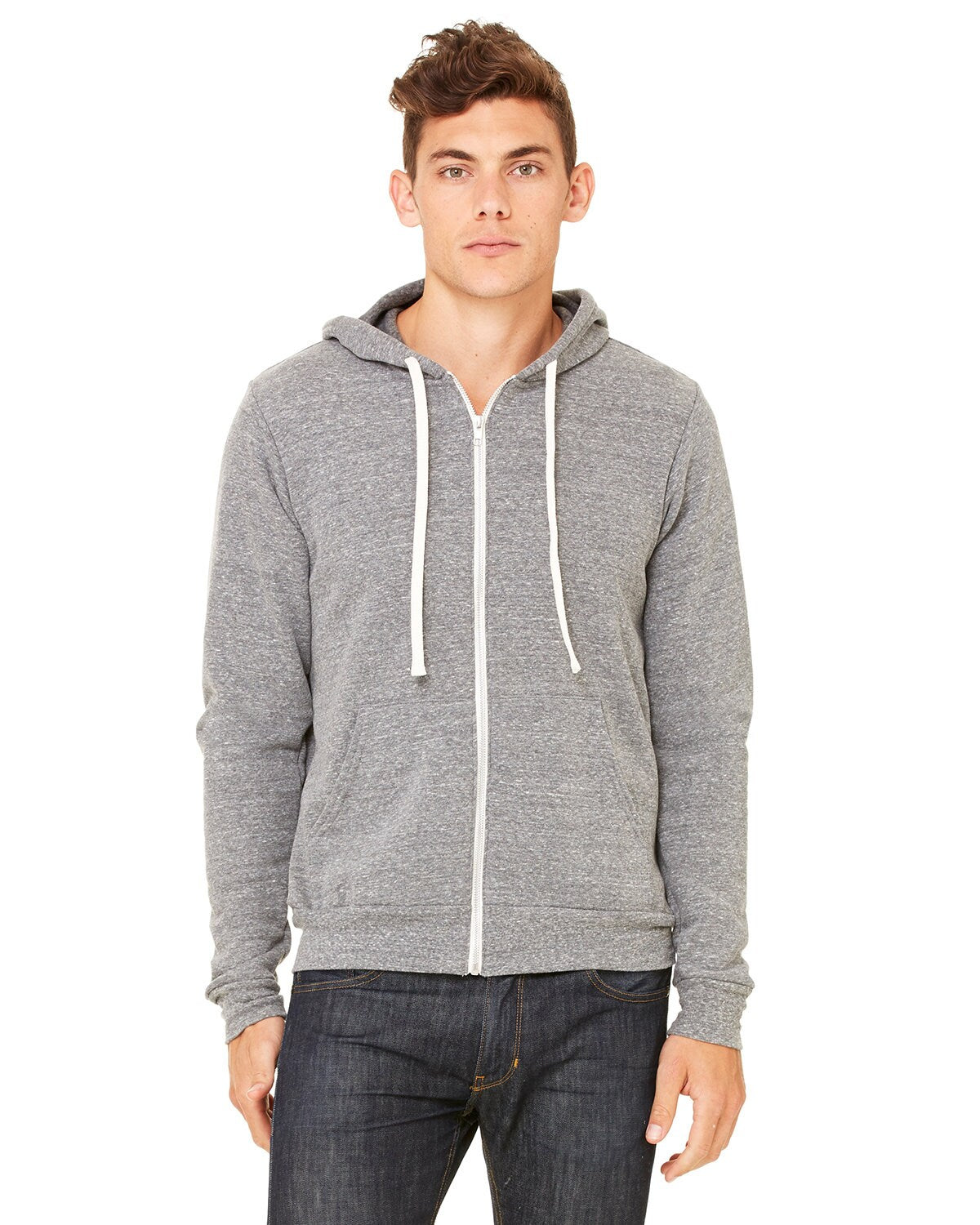 BELLA + CANVAS® Sponge Fleece Full Zip Hoodie