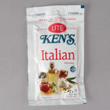 Ken's Foods 1.5 oz. Lite Italian Dressing Packet - 60/Case