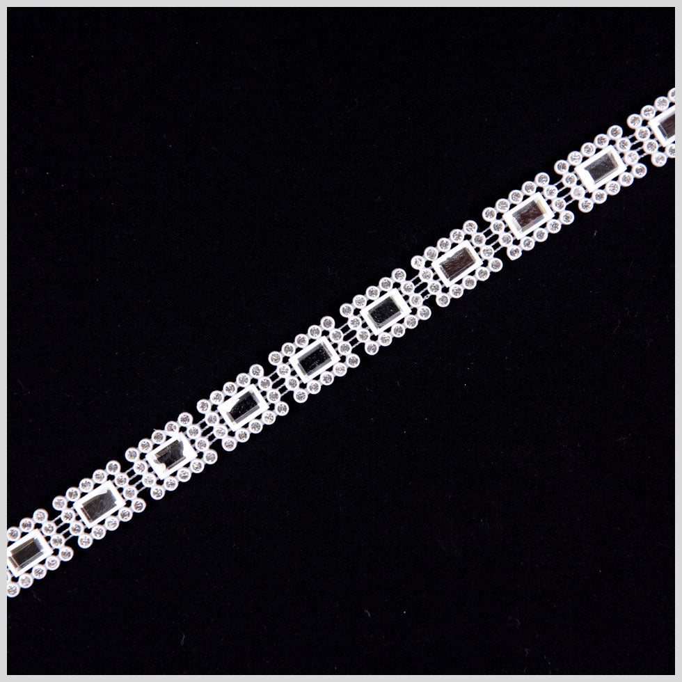 2.2mm White/Crystal Plastic & Glass