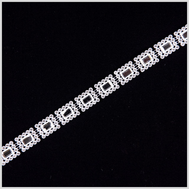 2.2mm White/Crystal Plastic & Glass