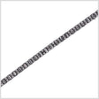 3mm Black/Crystal Plastic & Glass