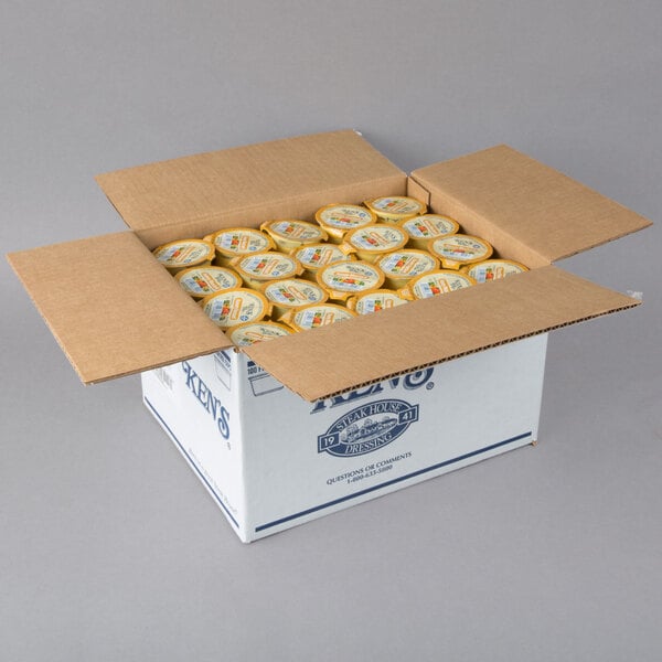 Ken's Foods 1.5 oz. Honey Mustard Dressing Cup - 100/Case