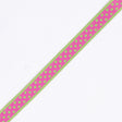 1/2" Hot Pink/Green French Jacquard Ribbon
