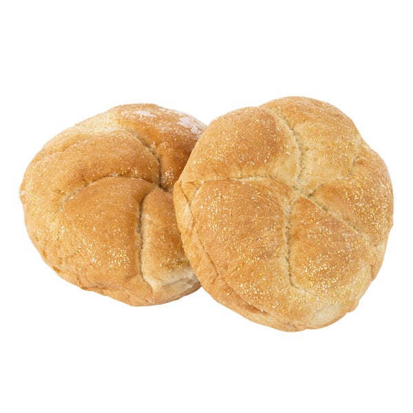 Amoroso's Philadelphia Hearth-Baked Kaiser Roll 2.6 oz. - 60/Case