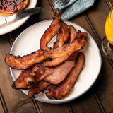 Kunzler 10-12 Count Thick Black Forest Hardwood Smoked Sliced Bacon 5 lb. - 2/Case