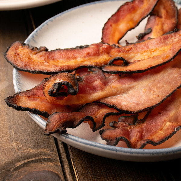 Kunzler 10-12 Count Thick Black Forest Hardwood Smoked Sliced Bacon 5 lb. - 2/Case