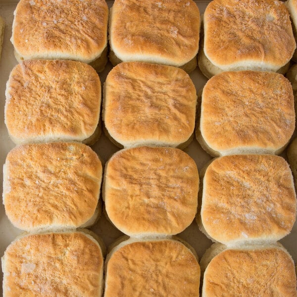 Bridgford 2 oz. Old South Baked Buttermilk Biscuit - 100/Case