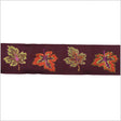 Burgundy French Jacquard Ribbon