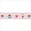 7/8" Pink French Jacquard Ribbon