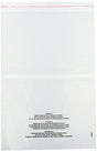 Uline 14" x 20" Self Seal Poly Bags with Suffocation Warning, Easy Peel and Stick Clear, 1.5 mil (S-19132) 100 count