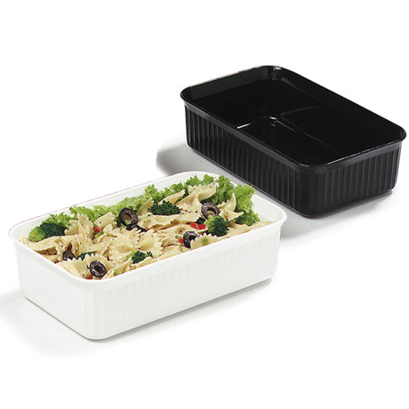 Carlisle Deliware 5 lb Crock 10-1/16" x 6-3/16" - Black