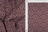 Double Knit Jacquard Floral Fabric