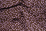 Double Knit Jacquard Floral Fabric