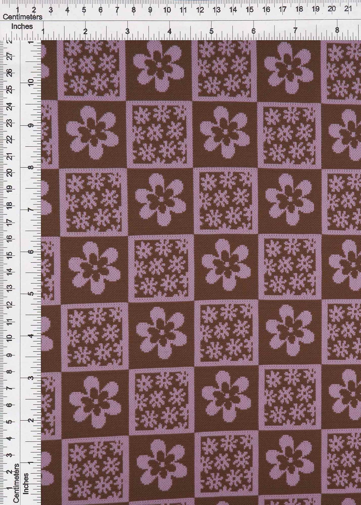 Double Knit Jacquard Floral Fabric