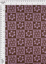 Double Knit Jacquard Floral Fabric