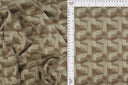1 yarda de tela jacquard doble punto geo 220 GSM mezcla de poliéster y spandex 58/60" de ancho