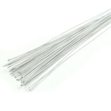 O'Creme 14" White Floral Wire, 50 Pieces, 22 Gauge