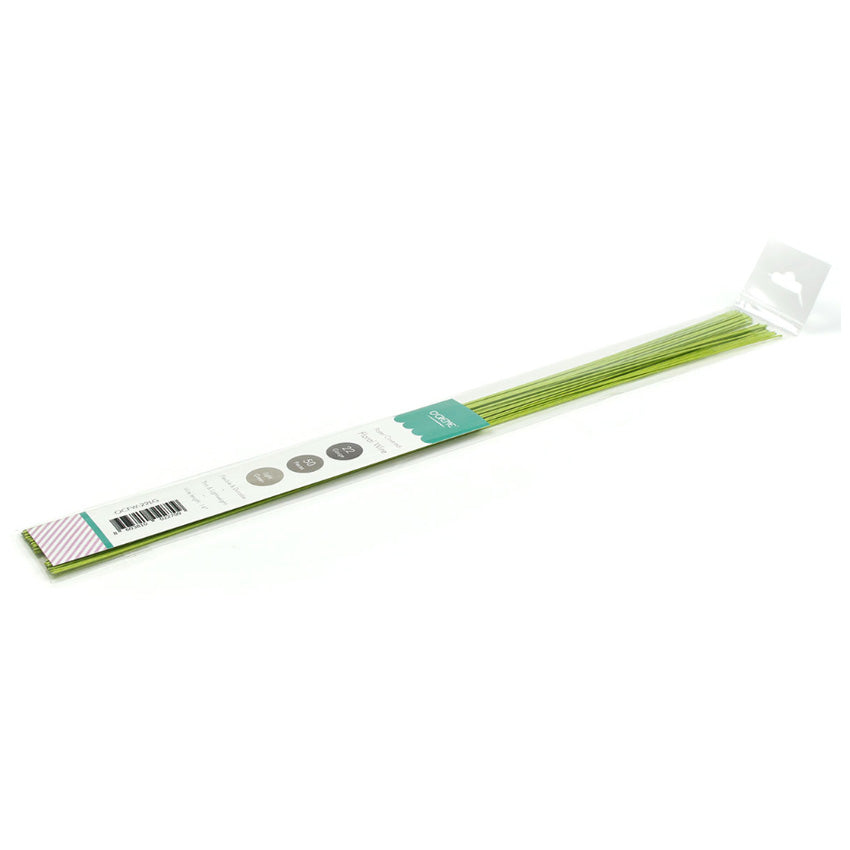 O'Creme 14" Light Green Floral Wire, 50 Pieces, 24 Gauge