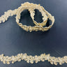 Beaded Corded Lace Trimming 1" Wide