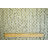 1 Yard Pistachio Beige Diamond Trellis Matelasse Decorating Fabric Upholstery 51 Inches Width