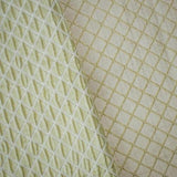 1 Yard Pistachio Beige Diamond Trellis Matelasse Decorating Fabric Upholstery 51 Inches Width