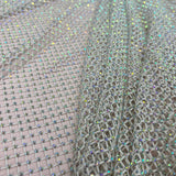 Diamond Fishnet 4-Way Stretch Fabric