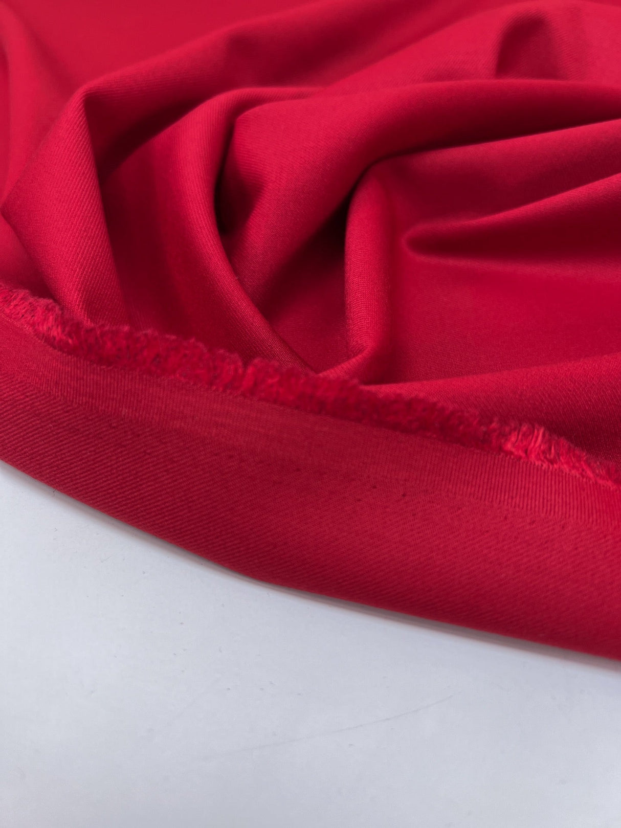 Polyester Acrylic Twill Red