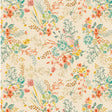 Cotton Floral Fabric Cream/Multi 44/45"