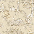 Cotton Toile Wideback Fabric Sand 108"