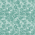Cotton Print Mountain Foliage Teal Fabric 44/45"
