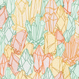 Cotton Print Quartz Crystal Canopy Multi Fabric by the Yard 44/45"