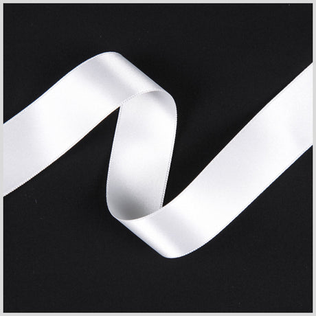 Off-White Double Face French Satin Ribbon - 2.5"