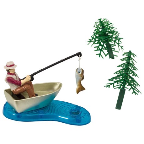 Fisherman with Action Fish Set Cake Kit